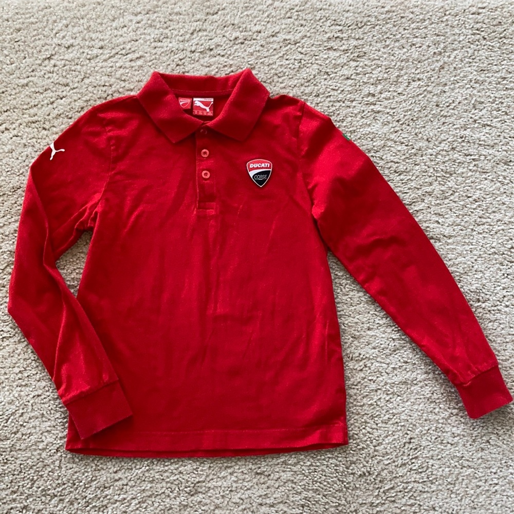 Boys Puma Ducati Corse Long Sleeve Shirt